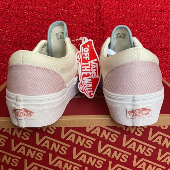 Vans Era Platform Twill Pastel Block/True White WMNS - Picture 14 of 16